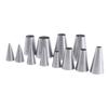 2/4pcs  Circularity Round Pastry Nozzles Cream Stainless Steel Icing Piping Pastry Nozzle Tips Baking Cakes Decoration Tools