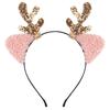 Elastisches Weihnachts-Stirnband-Set Neujahr Kinder Haarreif Kreativer Kopfschmuck für Weihnachtsfeiern