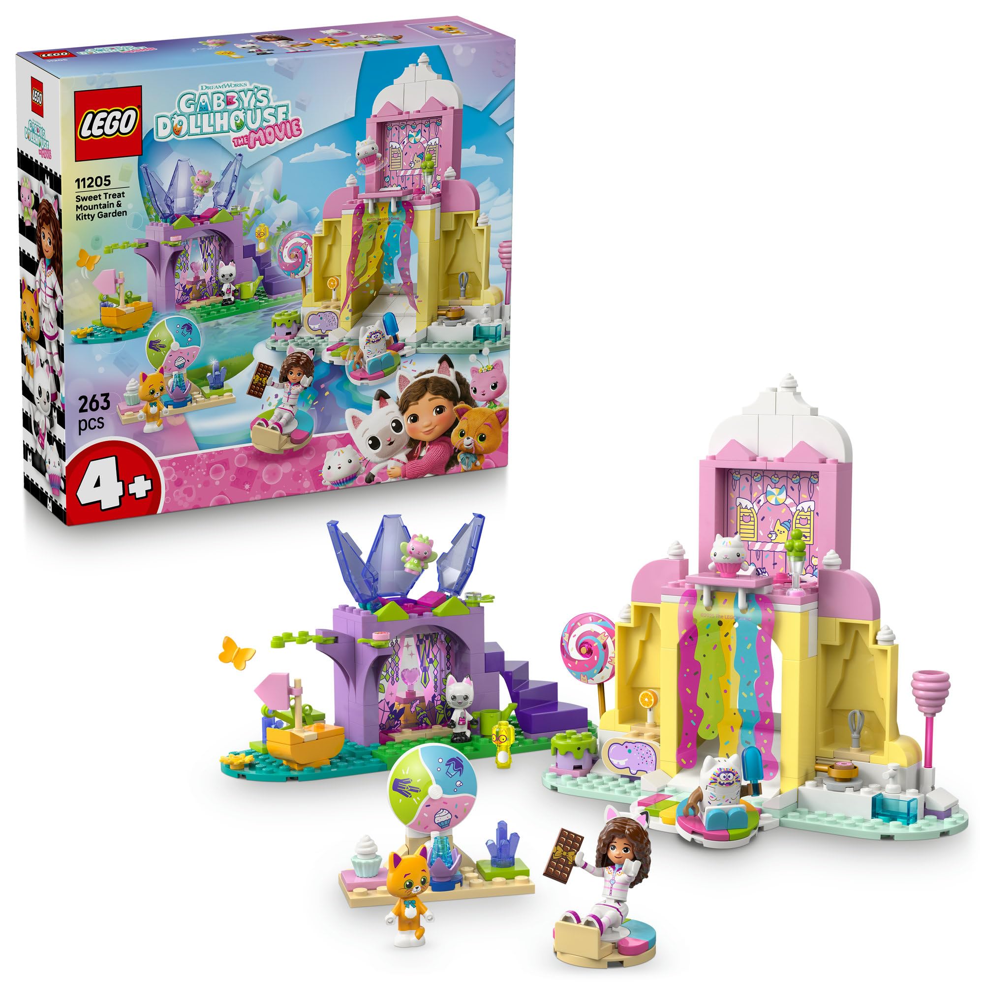 

LEGO Кукольный домик Габби: Конфетная гора и Сад котиков - Игрушка, Подарок на день рождения, Конструктор, Развивающая игрушка для мальчиков и девочек, Возраст 4, 5, 6, Ст