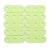 10Pcs Green Outdoor Luminous Rope Buckle Tent Wrench Buckle Safety Alert Buckle