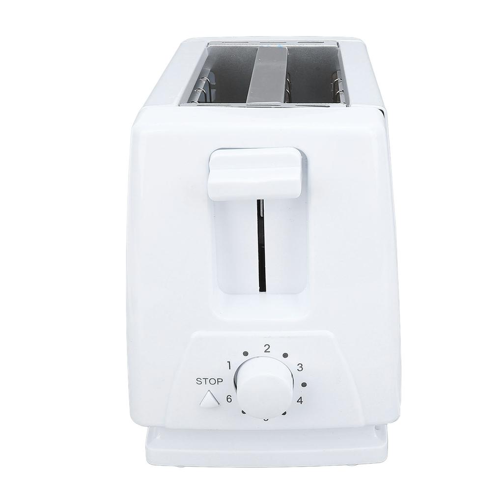 2 Scheiben Toaster Herausnehmbare Krümelschublade Extra breite Schlitze 6 Bräunungsstufen Edelstahl