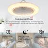 Modern Ceiling Fan With Remote Control Lighting Lamp E27 Converter Base For Bedroom And Living Room Smart Ceiling Fan Lam