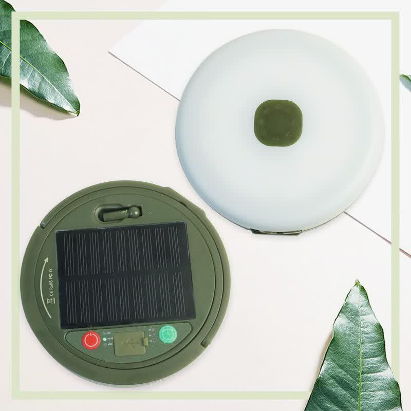 Solar Powered LED Camping String Lights with Type-C Charging