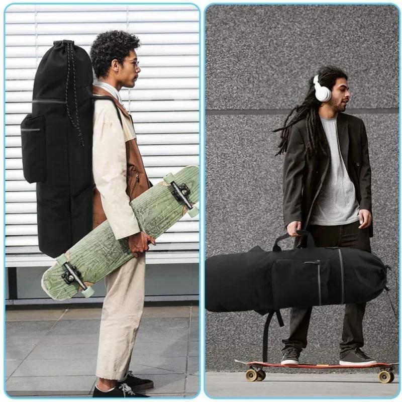 Zaino per Pinne Lunghe da Apnea Impermeabile Leggero Borsa per Custodia Attrezzatura da Immersione Zaino Esterno per Skateboard Yoga Pinne Lunghe