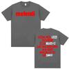 Rapper Melendi Canción De Amor Caducada Print T Shirts Men Women Casual Cotton Oversized T Shirt Fashion Summer Hip Hop Tshirt