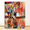 Moderno sexo senhora imagem arte da parede cartaz menina quarto abstrato minimalista arte pintura a óleo decoração de casa nordic pintura em tela