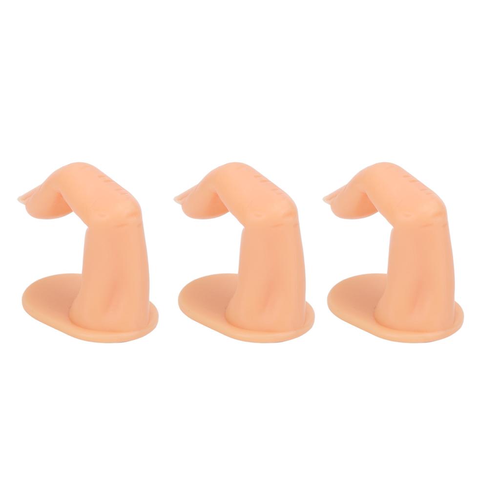 50pcs Nailed False Fingers Practice Fingers for Hand Nail Art Training Display Decoration