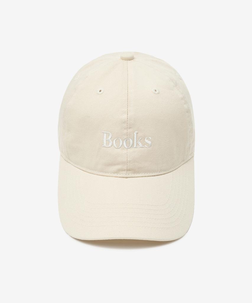 LADY VOLUME Books Cotton Ball Cap (Beige)