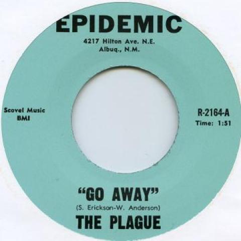 

7inch Record PLAGUE - Go Away / Money EPIDEMIC2164 Epidemic 1966 UK Rock