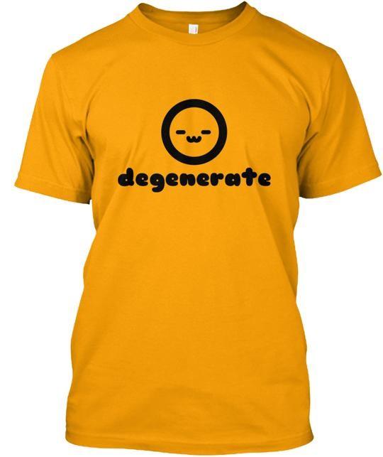 Degenerate Tee T-Shirt Size S to 5XL XL