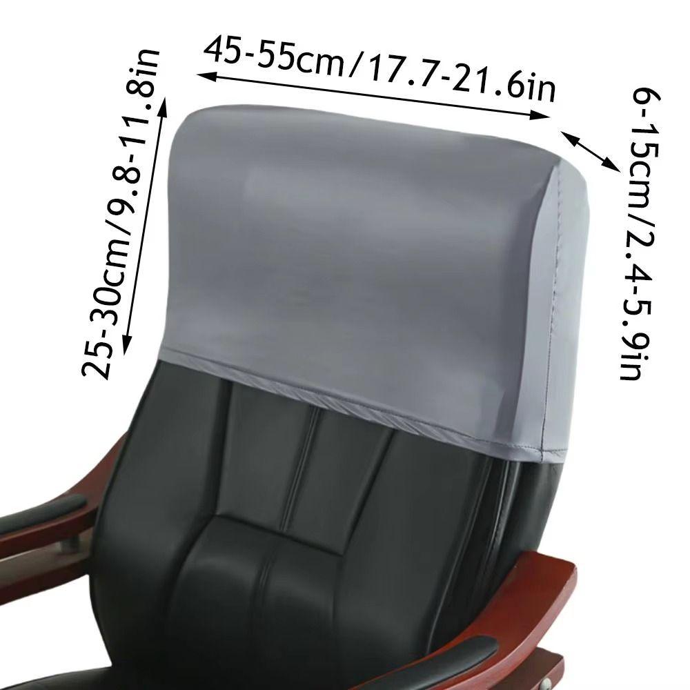 Leather Backrest Protector Waterproof Chair Office Headrest  for Gaming Chair Office