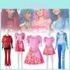 Atemberaubendes rotes und pinkes Cosplay-Kostüm für Descendants 4 Little Red Queen Outfit