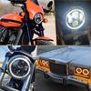 Universal 6.5" Round Head Light for Harley Sportster Cafe Racer Honda Yamaha Suzuki Custom 5.75 Inch Motorcycle Led Headlight