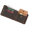 High Quality Coin Purse Travel Wallet Genuine Leather Men Women Card Holder Retro Fashion Man's Short Purse Retro Wallet Male