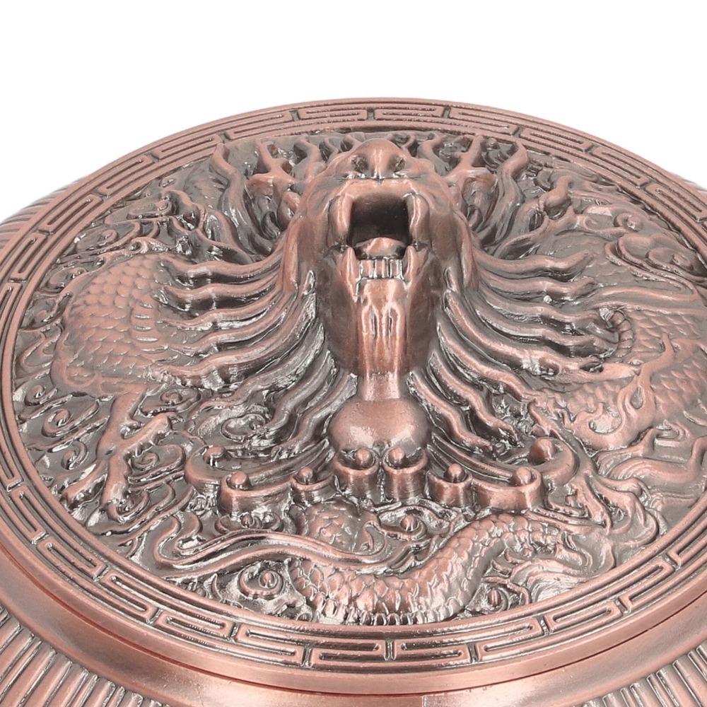 Airtight Lid Loose Tea Storage Container Bronze Decorative Tea Jar For Countertop Storage