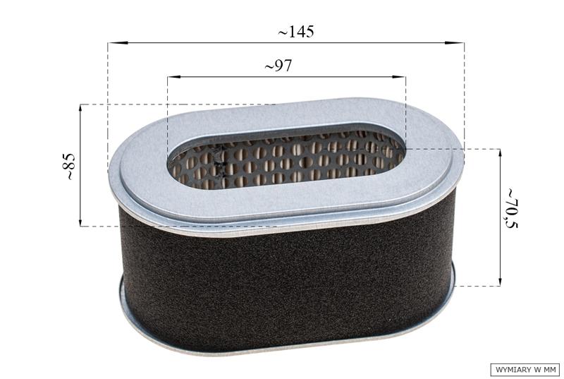 Air Filter Robin Ex27 9Hp 8R04-45