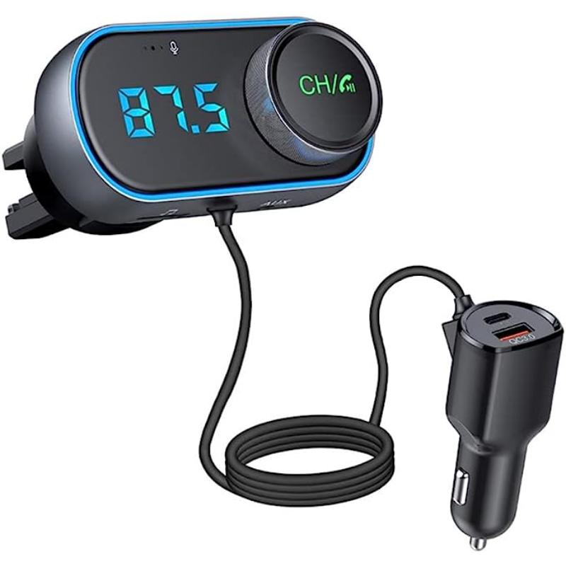 

Воспроизведение диска U, беспроводной автомобильный комплект громкой связи, 3,5 мм, аудиоприемник, FM-модулятор, Aux FM-передатчик, автомобильный Mp3-плеер