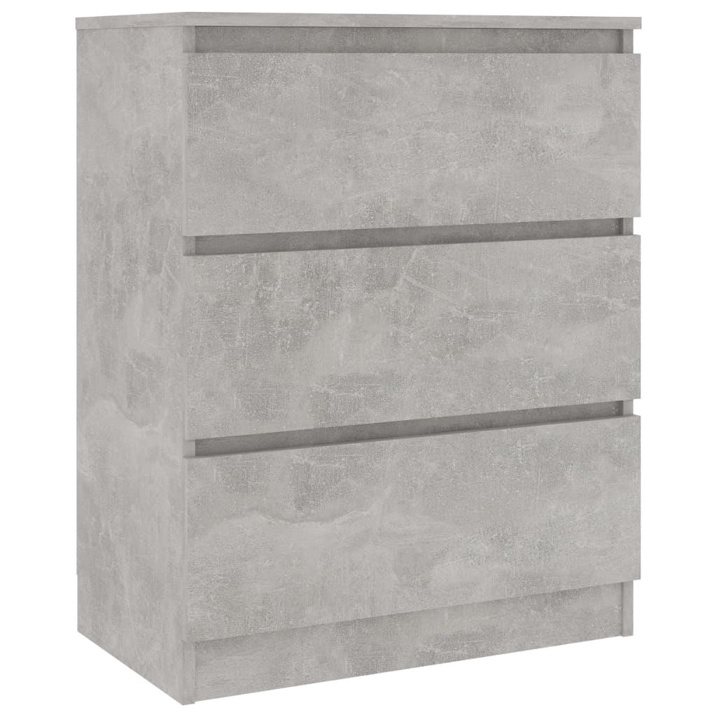 Sideboard Concrete Grey 60 x 35 x 76 cm Particleboard
