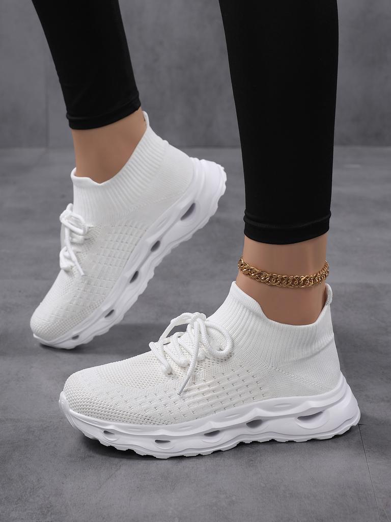 Women's Fashion Sneakers - Cushioned Comfort Casual Shoes