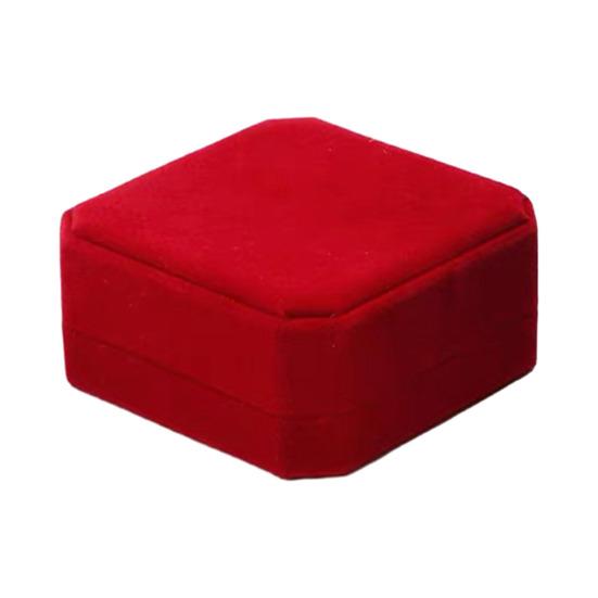Yousheng 3-in-1 Jewelry Box, Octagonal Design, Soft Flannel Shockproof Organizer, for Necklaces Rings Earrings Wedding