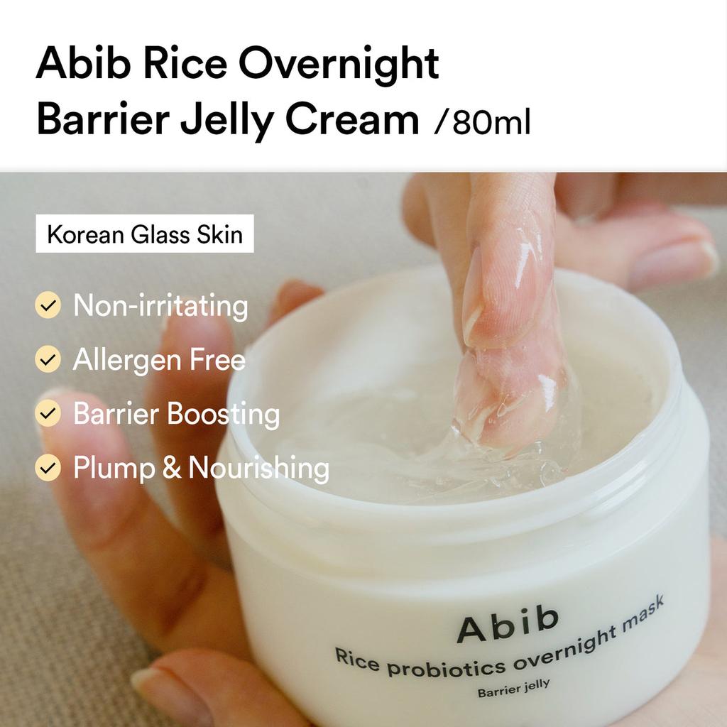 ABIB Rice Probiotics Overnight Mask Barrier Jelly 80 ml
