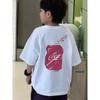 European Sizes Summer Short-Sleeve T-Shirts for Kids Made of Pure, Featuring Trendy Cartoon Designs for Boys And Girls