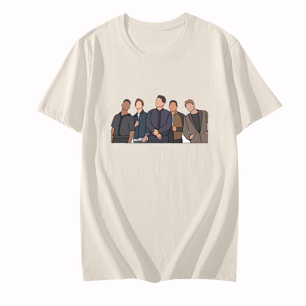 Six60 T-Shirt Cartoon Print Short Sleeve Round Neck Camisetas Comfortable Cotton Casual Tee-shirt Women/men Unisex Clothing