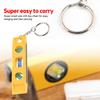 3 Bubble level Key Chain Mini Portable Spirit Level Vertical Horizontal Gradienter Measuring Furniture 45 Degree Measuring Tools