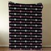 Fashion Print A-AlbaS R-RosaS Blanket Soft Warm Furry Throw Super Kids Toys Bed Sofa Car Cradle