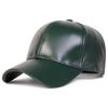 Spring and Autumn style middle-aged and elderly men's baseball cap with leather insulation and sun shading duckbill cap