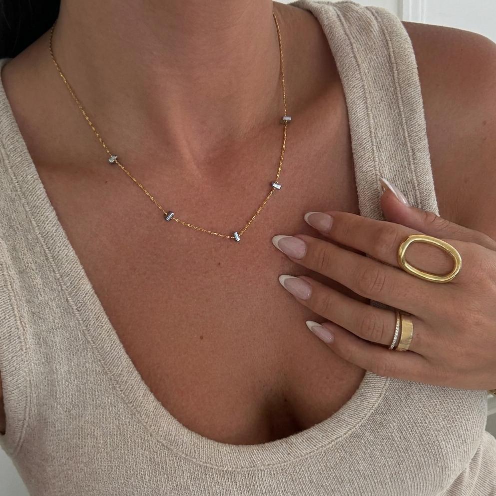 Stainless Steel Exquisite Love Heart Necklace For Women Romantic Double Color Enamel Heart Choker Party Valentine Jewelry Gift