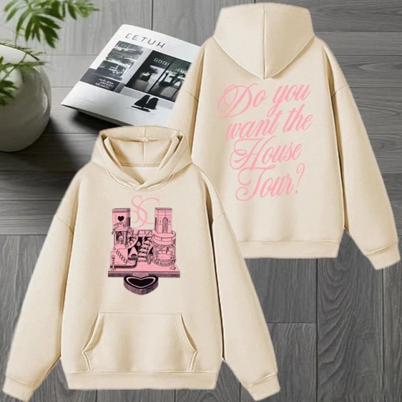 European Size Sabrina Carpenter Concert Tour Unisex Double-Sided Print Hoodie