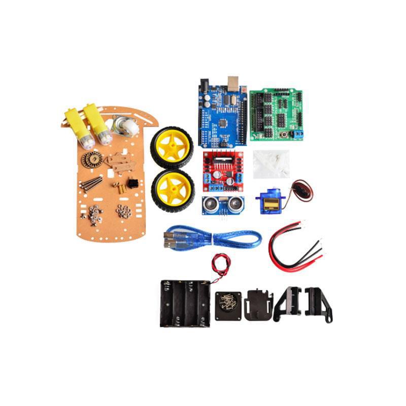 2WD 4WD Trace-Driven Car Chassis, UNO Development Board Compatible, DIY Smart Robot Car Kit