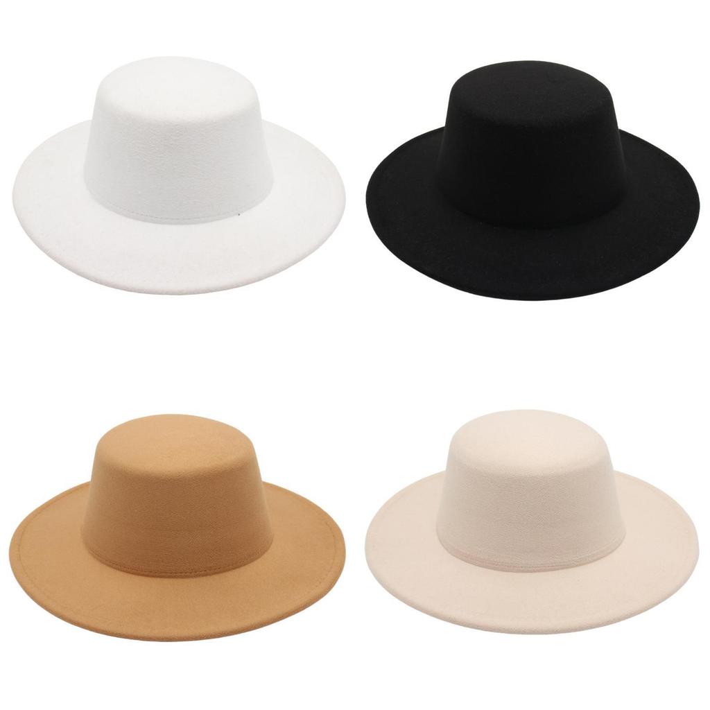 Classic British Flat Top Hat With Fabric For Retro Fashion And Outdoor Use