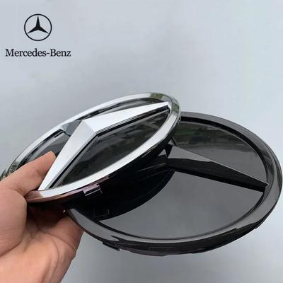 2025 Hot For Benz 185mm 205mm 3D Star Logo Front Grille Mirror Badge ABS Car Emblem for Mercedes Benz W204 W205 W206 X253 W166 V