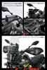 ZETA RACING TENERE700 Adventure Armor Designed Specifically for Stock Aluminum Tenere Dirtfreak F5358 '20-25 Handguards, Black, Handlebars, Bolt-on