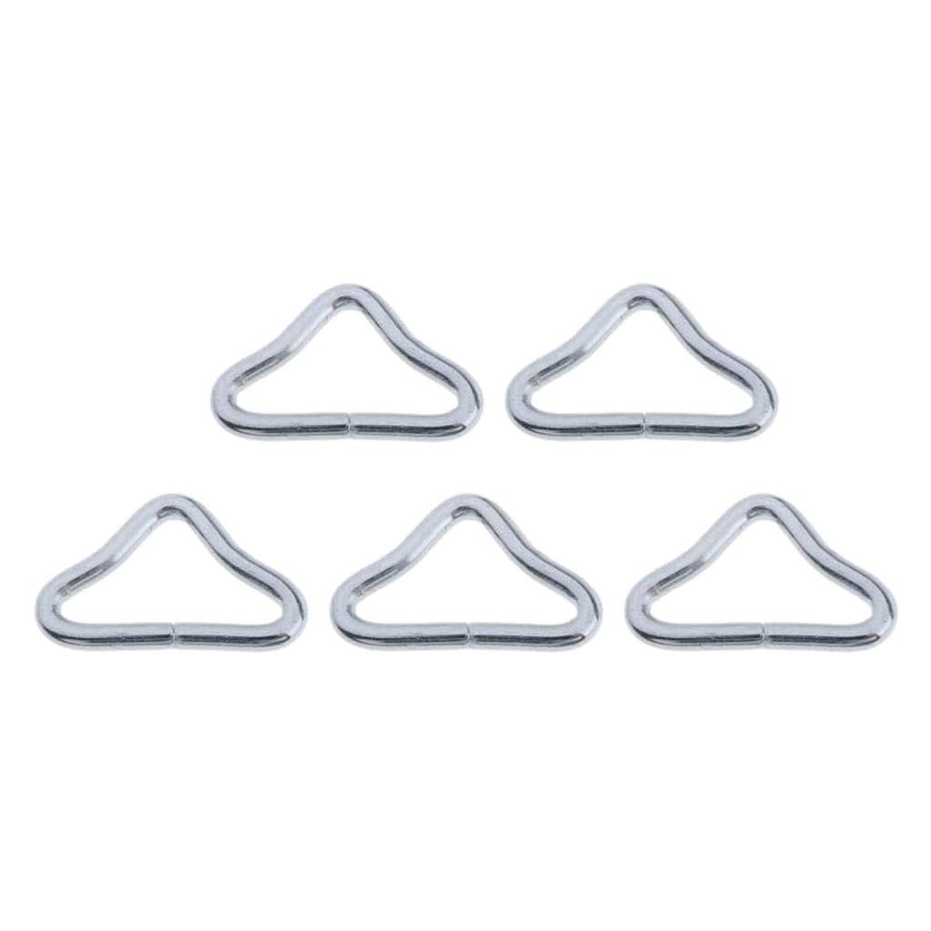 5Pcs High Strength V Rings for Trampoline Replacement Repair Trampoline Triangle Buckle Triangle Rings Buckle V Rings