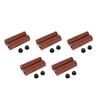 5 Pair Vintage Leather Bicycle Grips Grips Trekking Handlebars Cover Colour: Brown