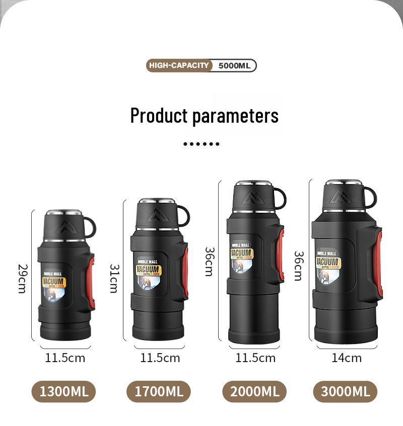 Stainless Steel 316 Insulated Travel Water Bottle Kettle with Press-Top