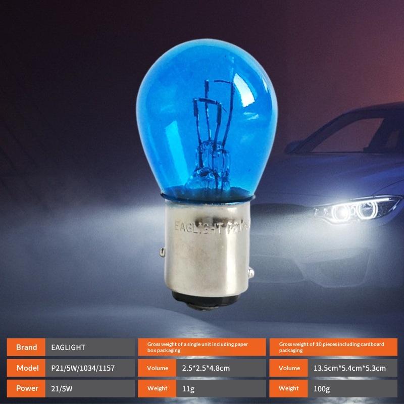 Ampoule Clignotant Indicateur de Direction Freinage Stationnement Économe en Énergie P21/5W pour Voiture Scooter Moto 1 pièce