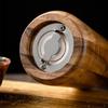 Adjustable Particle Size Acacia Wood Pepper Mill Set Manual Spice Mill Bottle  Cooking