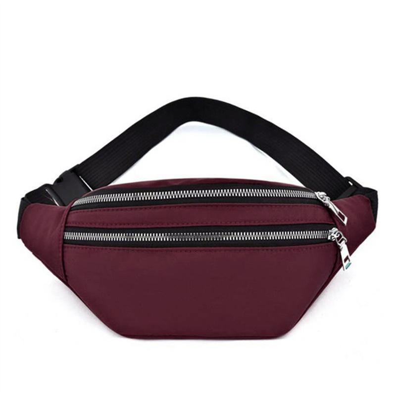 Waist Bag Women Men Waterproof Pocket Fashion Casual Chest Handbag Unisex Sports Travel Purse Plaid Waist Pack Belly Bags Case