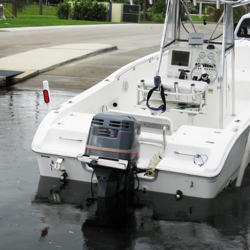 Outboard Motor Lock Stainless Steel Motor Lock for Boat Adjustable Marine Engines Locking Outdoor Safety Accessories for Boat