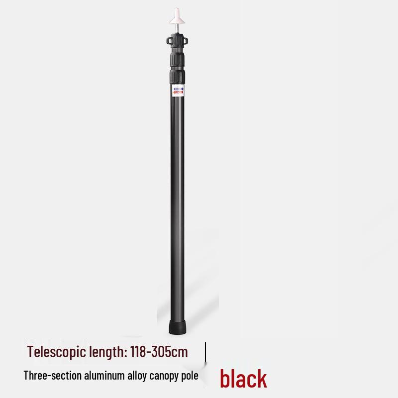 Telescopic Aluminum Awning Tent Support Pole - Thickened Alloy Design