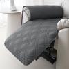 1 Seater Nordic Style Recliner Sofa Seat Covers with Pocket Durable Armchair Protective Case Non-slip Couch Pad for Living Room
