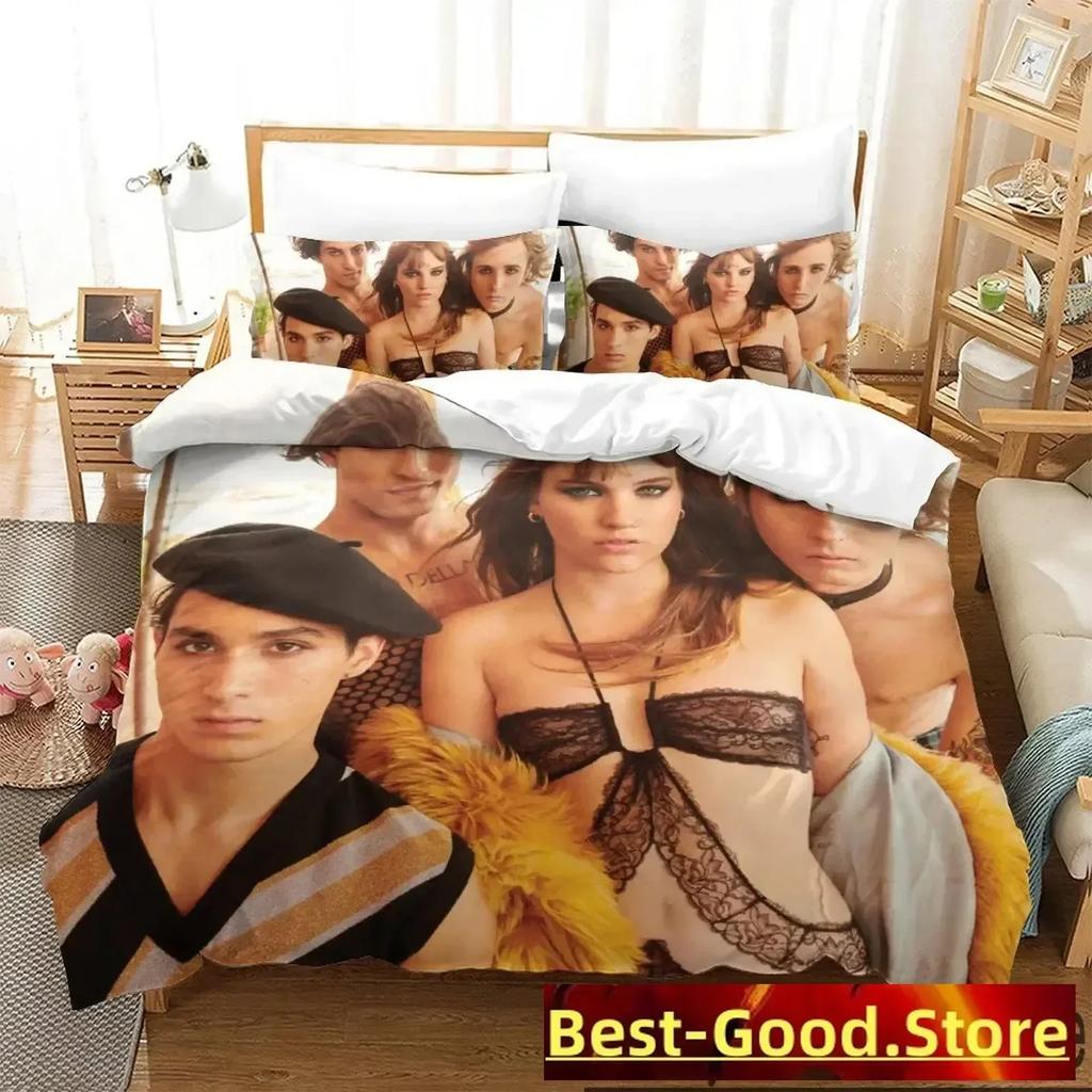 3D Print Maneskin Bedding Set Boys Girls Twin Queen King Size Duvet Cover Pillowcase Bed boys Adult Home Textileextile