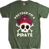Plus Size Summer Teenagers T Shirt Pretend Im A Pirate Skull And Crossbones Short Sleeve Workout Oneck Tops Cotton Top Tees