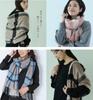 Cashmere for Check Pattern [Filomo] 100% Scarf/Stole Women, (Beige)