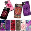 Hülle für Xiaomi Redmi 15 A5 9A 9T 10A 10C 9C NFC 15C Note 11 9 10 Pro 8T 4G 5G Handyhülle Florales Paisley Rose Blume Mandala