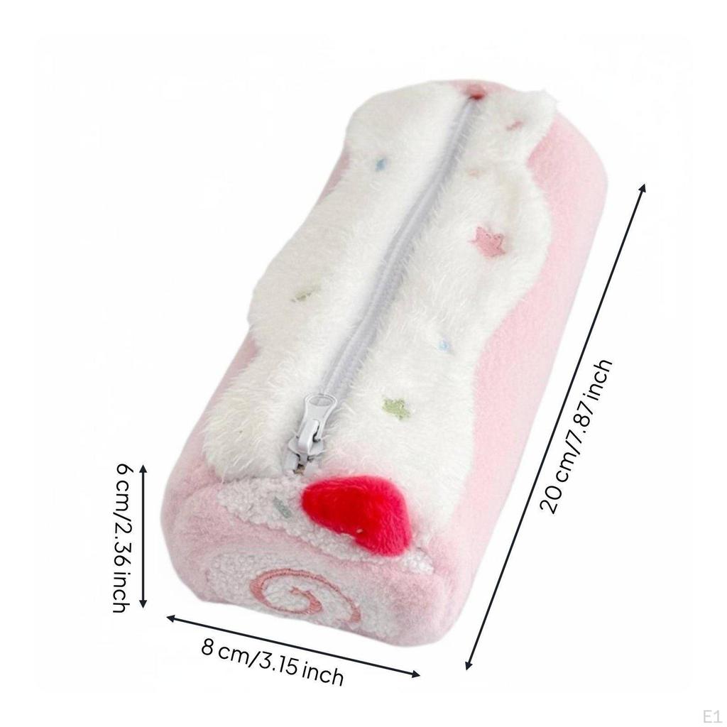 Soft Cake Pencil Case Cute Design Pouch Stationery Storage Box Pen for Students,